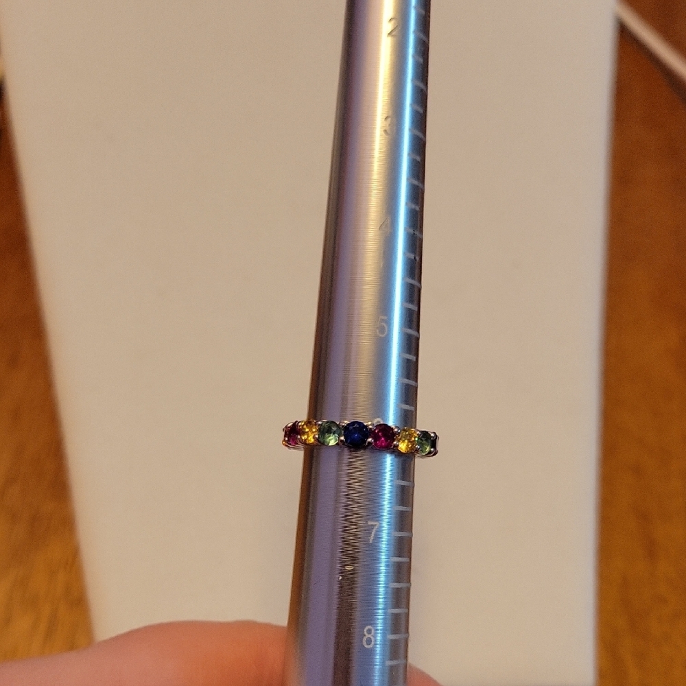 Multicolor Gemstone Ring - image 7